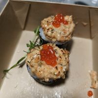 Easily the best sushi in a long time at Complex Burger in Moscow