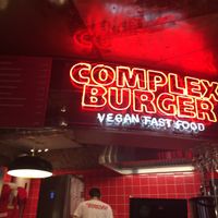 Complex burger, is a unit within a good complex, but comfy seating  at Complex Burger in Moscow