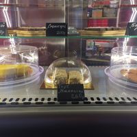 Amazing vegan cakes including vegan versions of traditional Russian cakes at Complex Burger in Moscow