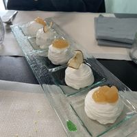 Pera in tre consistenze (menù degustazione)  at Alice e Viola in Collegno