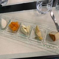 Tris di formaggi veg (menù degustazione)   at Alice e Viola in Collegno