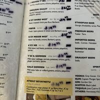   at Abyssinia Ethiopian in Calgary