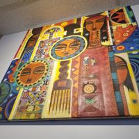 Stunning decor! at Abyssinia Ethiopian in Calgary