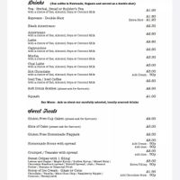 2022 updated menu  #Veganuary at Cafe Carmel in Bacton