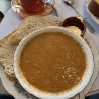 Soup of the day  at Cafe Carmel in Bacton