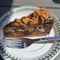 Biscoff cookie cake at Cafe Carmel in Bacton