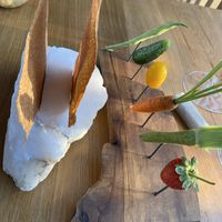 These veggies were amazing with the olive oil  at Podere Arduino in Castagneto Carducci