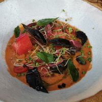 Gazpacho at Podere Arduino in Castagneto Carducci