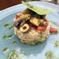 Avocado tartare at Salt in Tirana