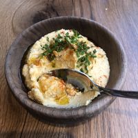 Hummus at Salt in Tirana