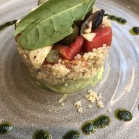 Quinoa and avocado  at Salt in Tirana