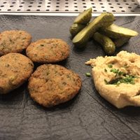 Falafel plate 😋 at Salt in Tirana