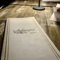 Cover  at Aubergine Cafe in Corfu