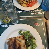   at Aubergine Cafe in Corfu