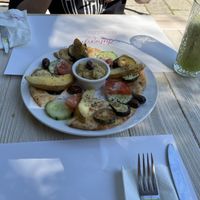 Perfect snack   at Aubergine Cafe in Corfu