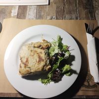 Musaka at Aubergine Cafe in Corfu