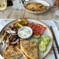   at Aubergine Cafe in Corfu