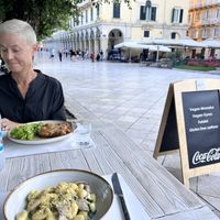 Gnocchi   at Aubergine Cafe in Corfu