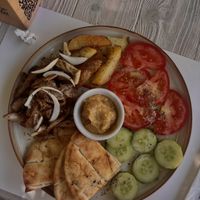   at Aubergine Cafe in Corfu