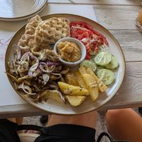  at Aubergine Cafe in Corfu