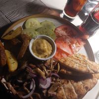  at Aubergine Cafe in Corfu