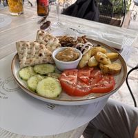   at Aubergine Cafe in Corfu