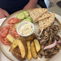 Vegetarian gyros | May 2025  at Aubergine Cafe in Corfu