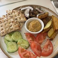 Vegan gyros | May 2025  at Aubergine Cafe in Corfu