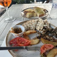   at Aubergine Cafe in Corfu