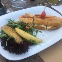 . at Aubergine Cafe in Corfu