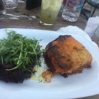 . at Aubergine Cafe in Corfu