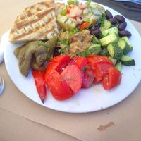 Medium meze. at Aubergine Cafe in Corfu