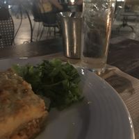 Musakas at Aubergine Cafe in Corfu