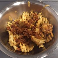 Chili fries at Meta Burger in Denver