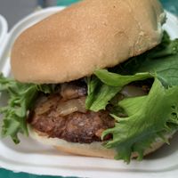 Can’t remember which burger this is, but delicious!  at Meta Burger in Denver