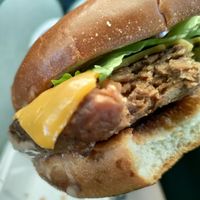 Classic burger at Meta Burger in Denver