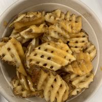 Cheese fries  at Meta Burger in Denver