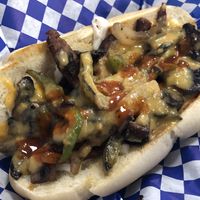Philly steak sandwich! at Meta Burger in Denver