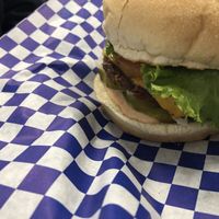 Classic burger at Meta Burger in Denver