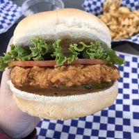 Deluxe Chicken Sandwhich  at Meta Burger in Denver