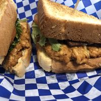 Dijon Chicken Bacon at Meta Burger in Denver