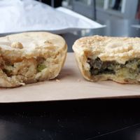 Generous fillings at Himalaya Bakery and Cafe in Daylesford