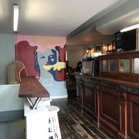 Interior at Green Onion Cafe in Limerick