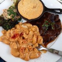 Southern Plate at Fog Eater Cafe in Mendocino