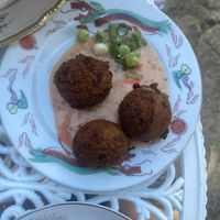 Hush puppies at Fog Eater Cafe in Mendocino
