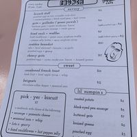 All vegan except for the optional added eggs   at Fog Eater Cafe in Mendocino