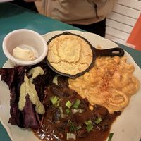 Southern plate   at Fog Eater Cafe in Mendocino