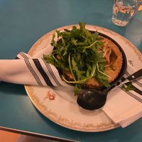 Asparagus Pea and Cauliflower pot por at Fog Eater Cafe in Mendocino