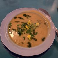 Soup de jour at Fog Eater Cafe in Mendocino