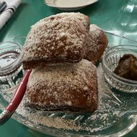   at Fog Eater Cafe in Mendocino